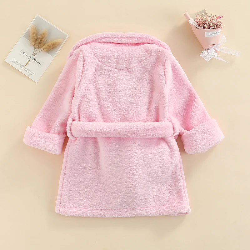 Children's Plush Bathrobe