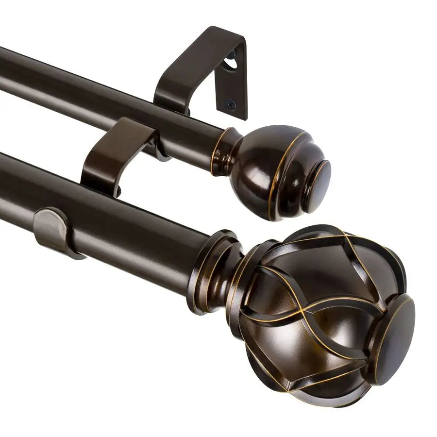 Heavy Duty Double Curtain Rods