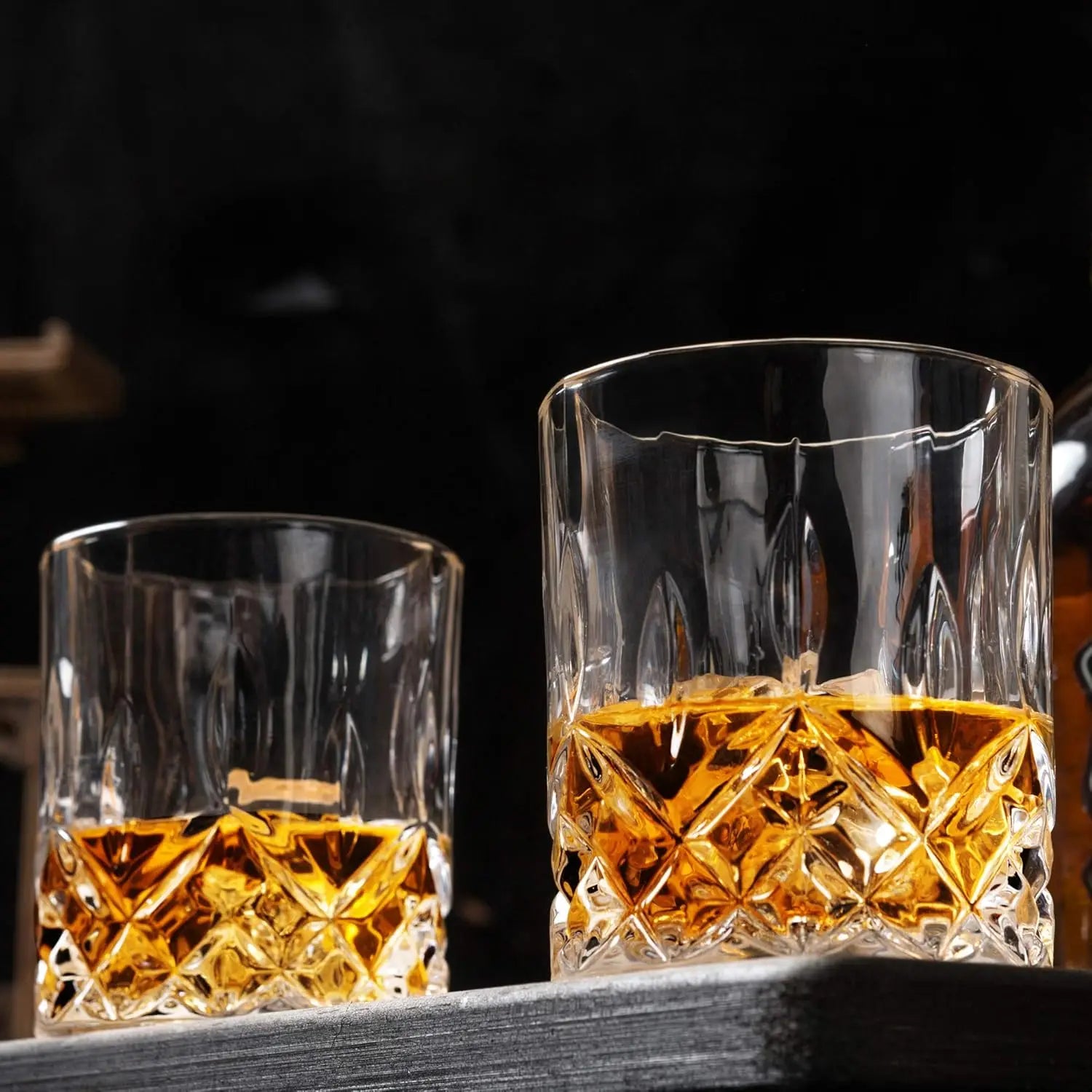 Luxury Box Set of 4 Whiskey Glasses 10 oz
