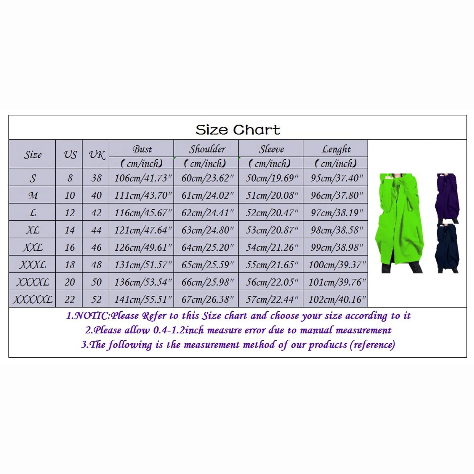 Hoodie Plus Size Jacket