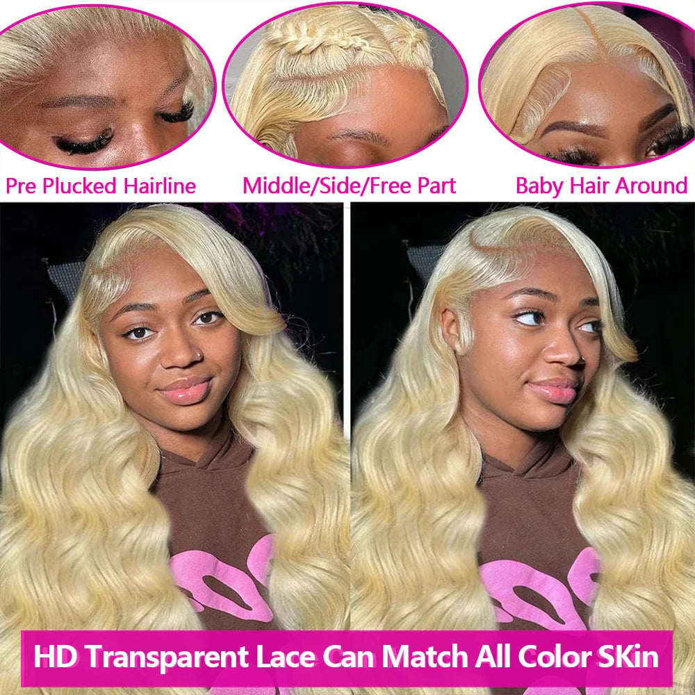 613 Honey Blonde 13x6 HD Lace Frontal Wigs