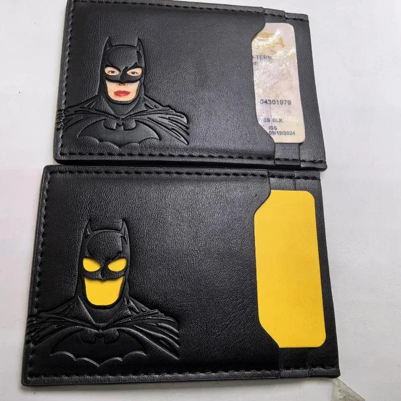 Personalized Leather Bat Wallet