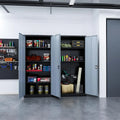 Metal Garage Storage Cabinet, 71" Tall