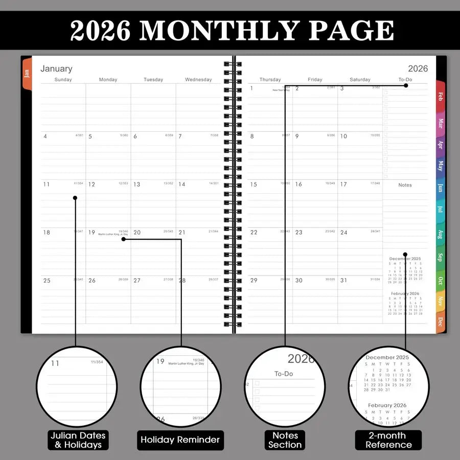 Planner For Everyday Jan - Dec 2026,