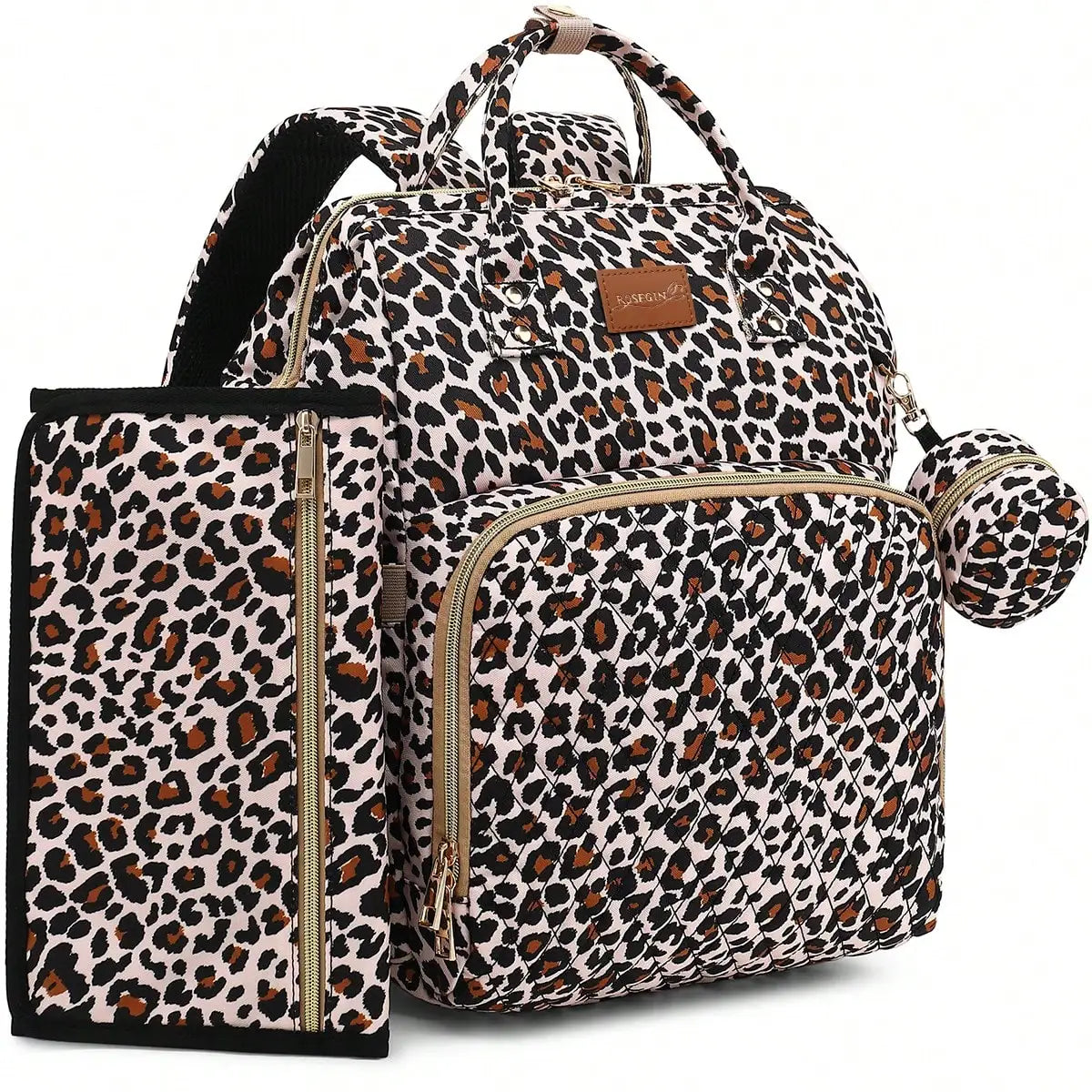 Diaper Bag Backpack With Changing Pad