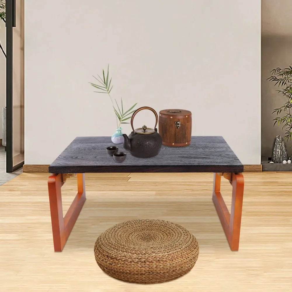 Solid Wood Floor Seating Low Table