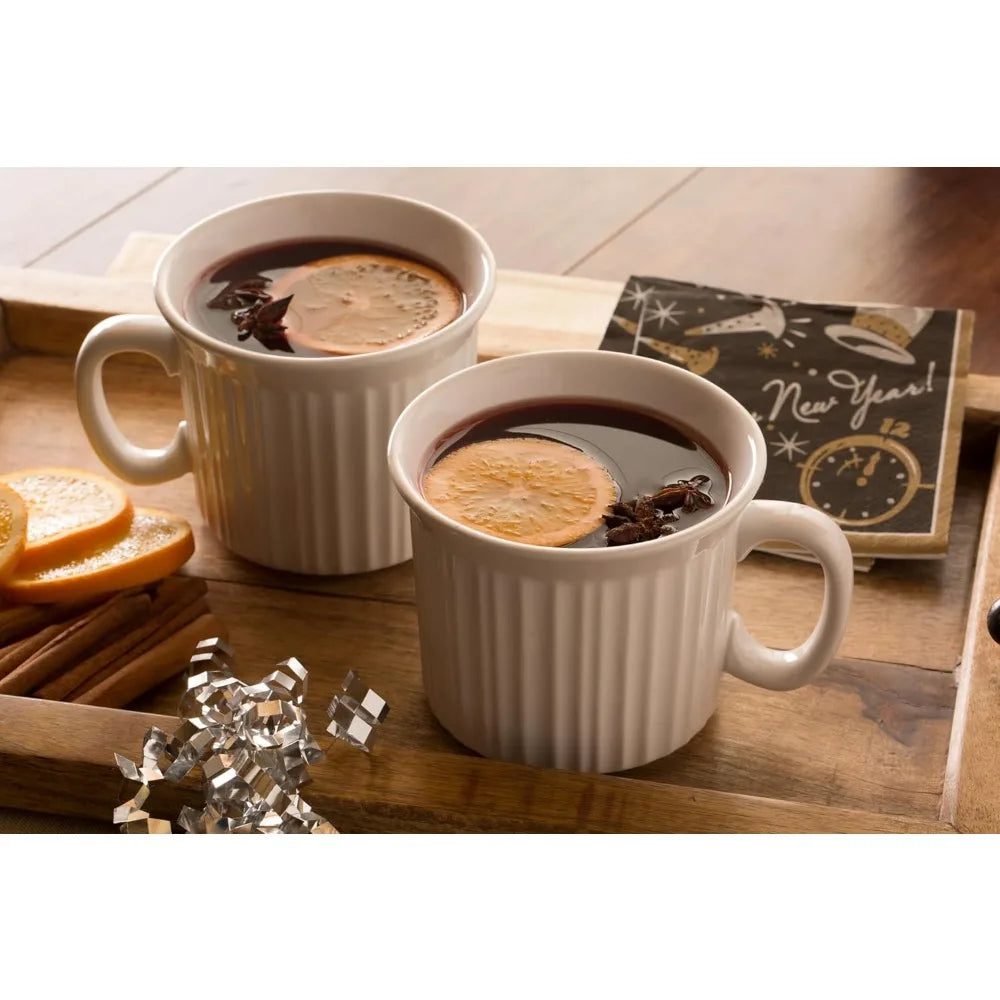 Ceramic Meal Mugs with BPA-Free Vented Lids