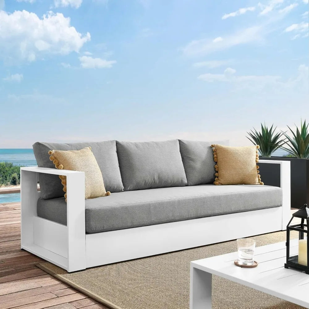 Tahoe Aluminum Outdoor Patio Sofa