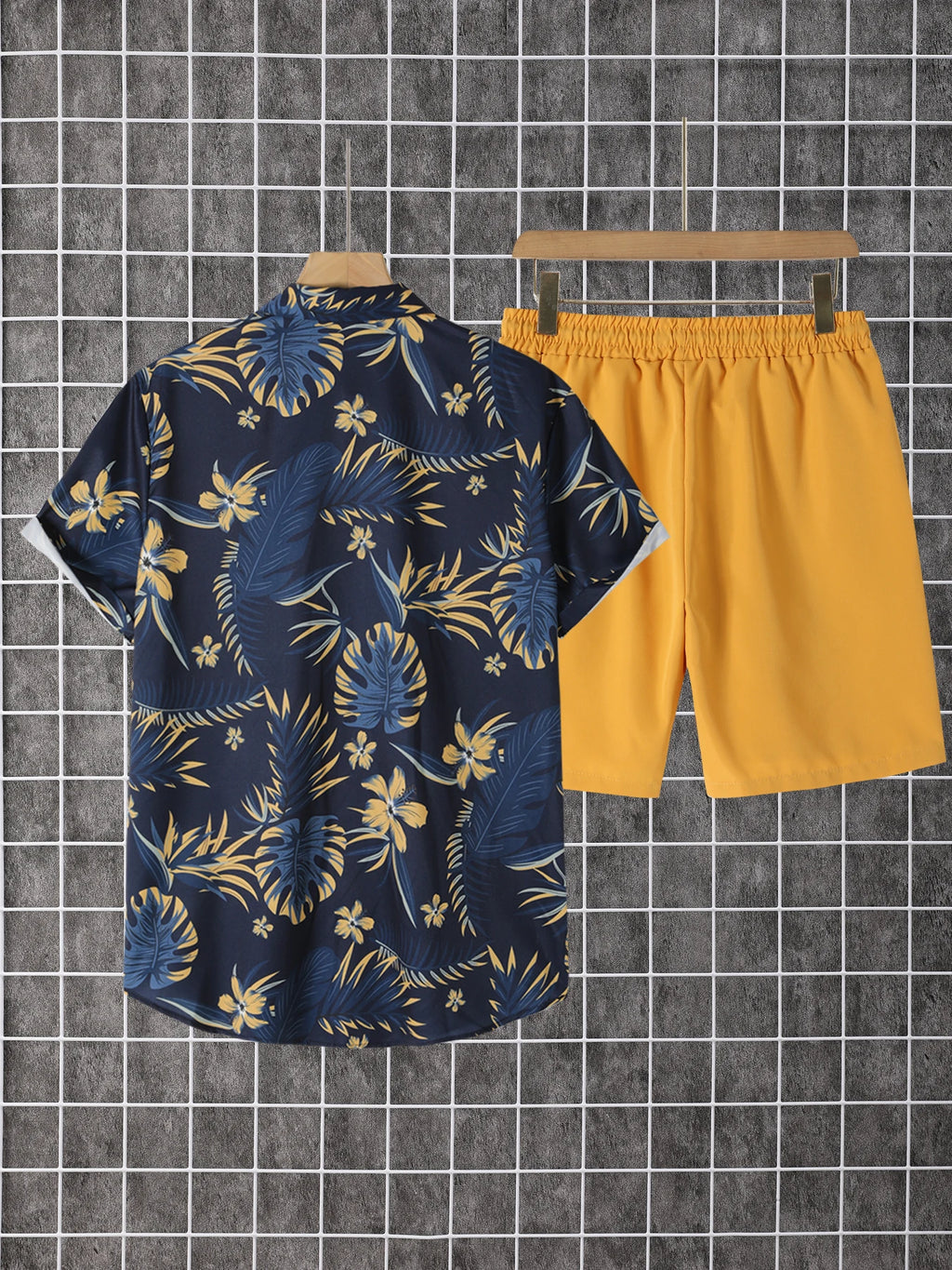 Printed Men's Summer  Shorts Set