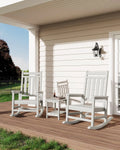 High Back Rocking Chair Set