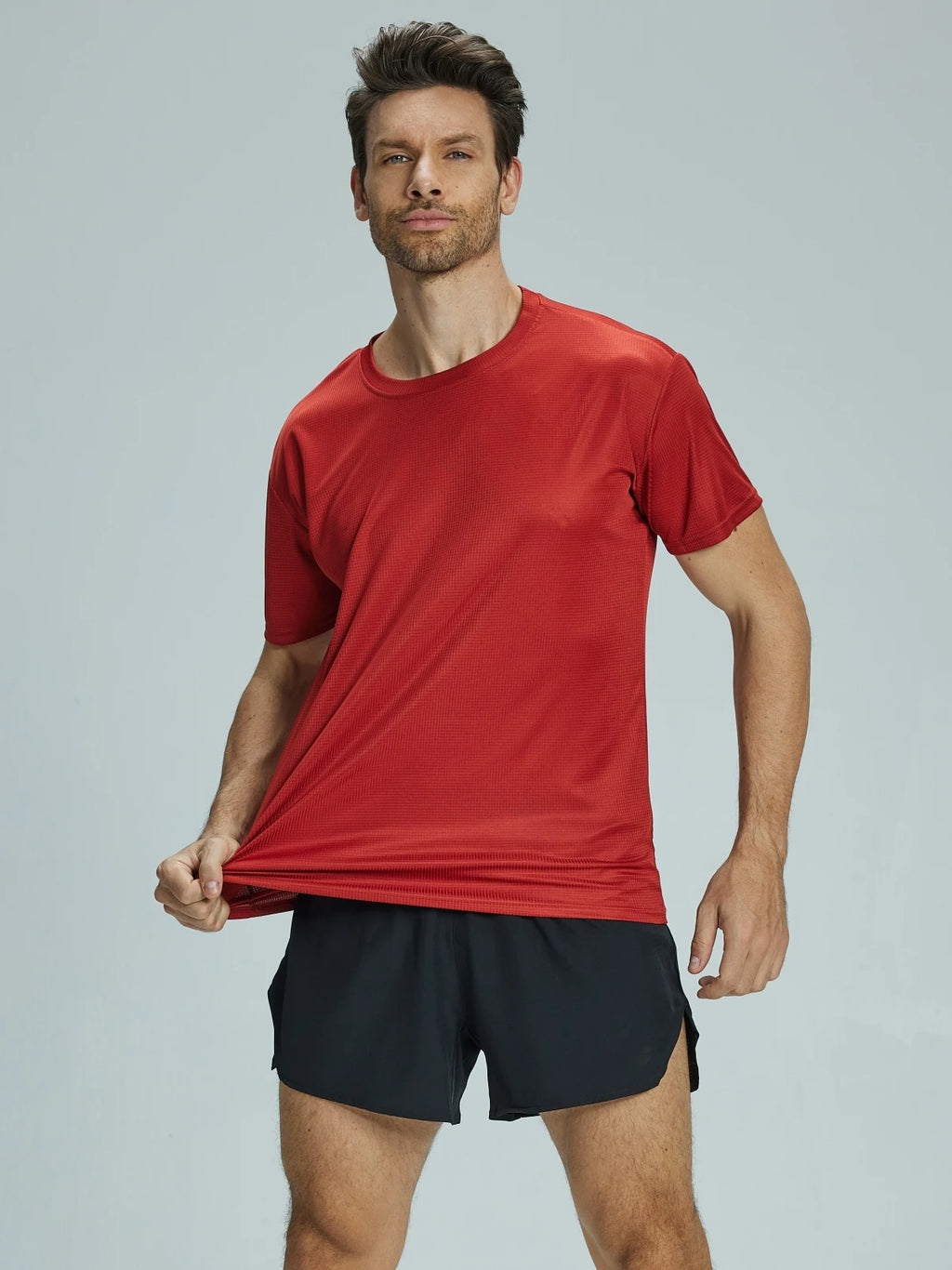 5 Pack Men's Leisure  Multicolor Short-sleeved