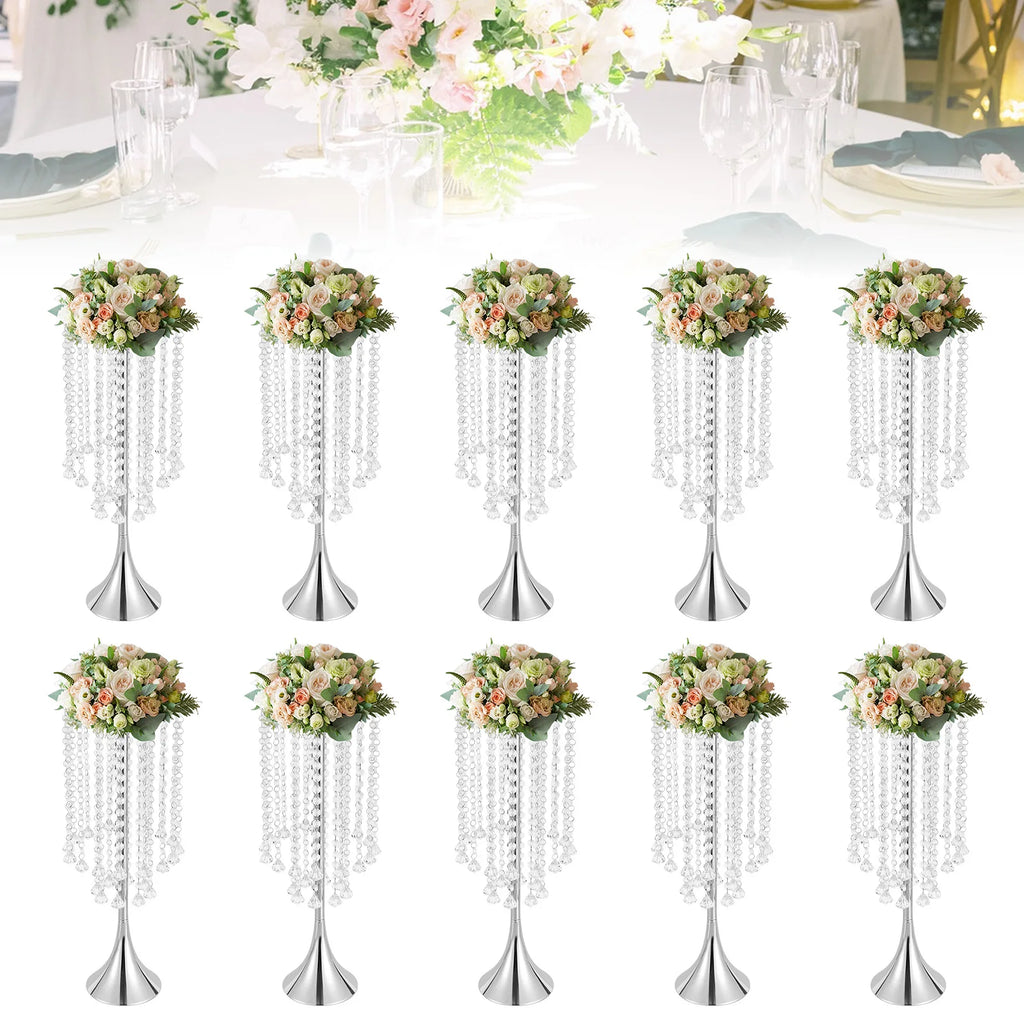 Luxurious  Crystal Flower Arrangement Vase