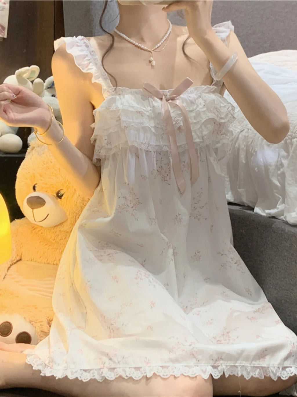 Princess Style Camisole Nightgown