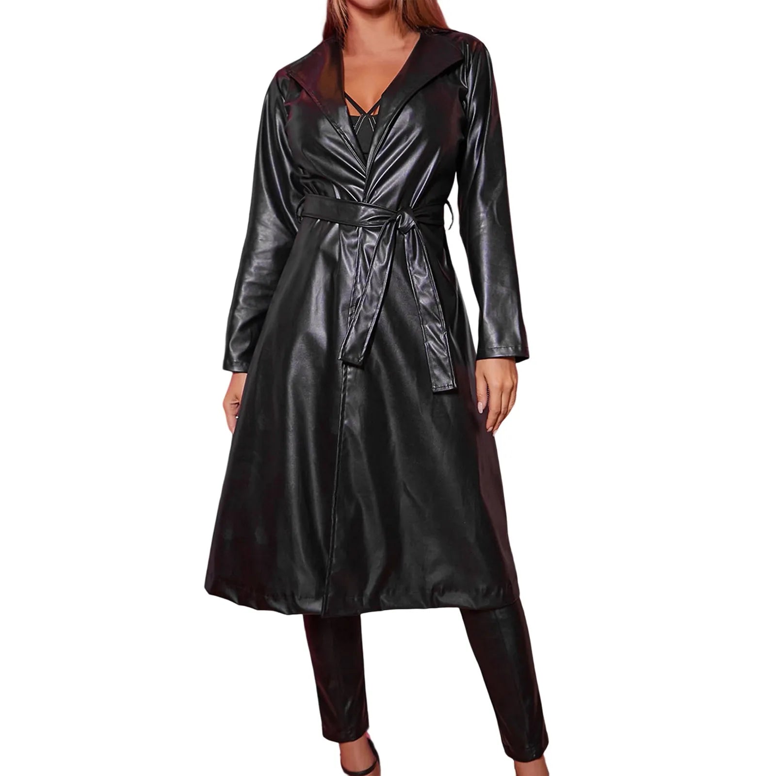 Leather Trench Coat