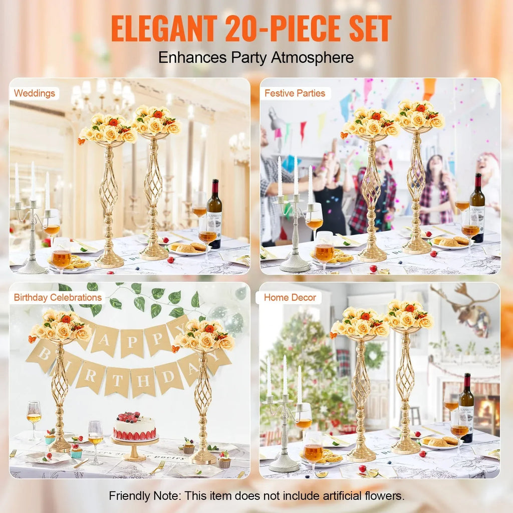 Metal Gold All Occasion vases,