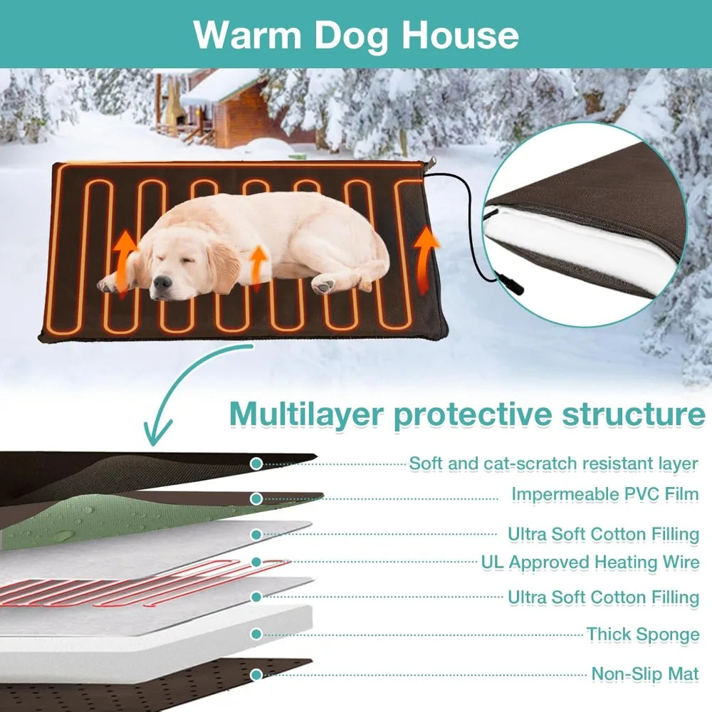 Outdoor Heated Dog House