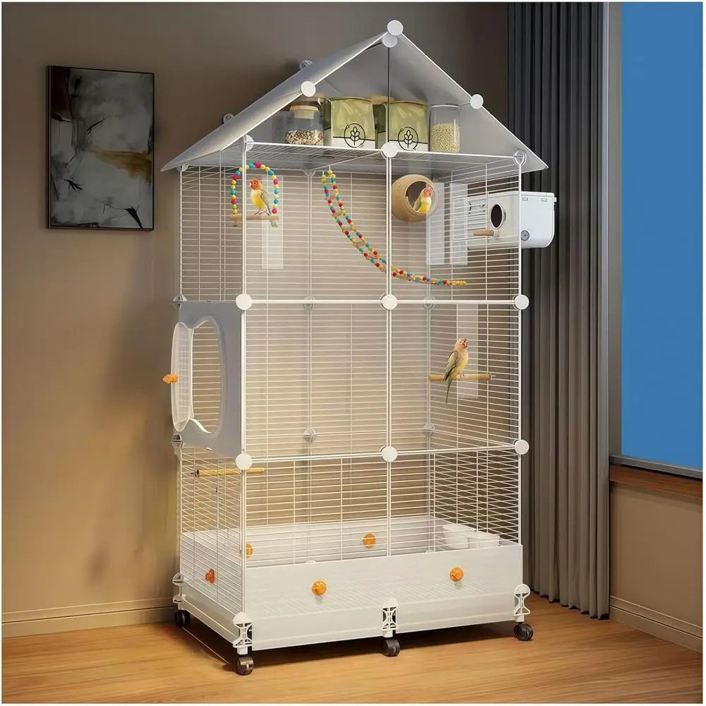Portable 60 Tall Bird Cage