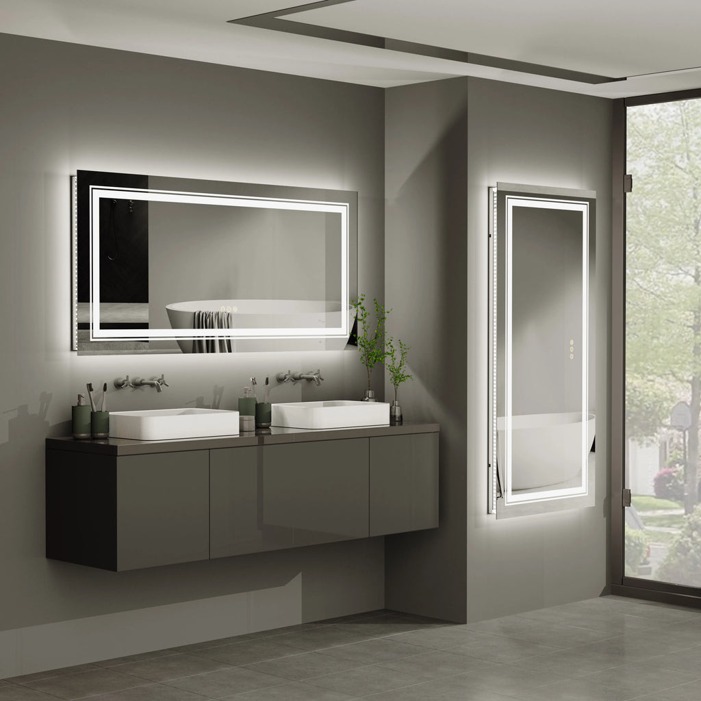 48"X24" LED Bathroom Mirror with Lights