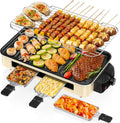 Smokeless Indoor Electric Grill w/ Removable Plates
