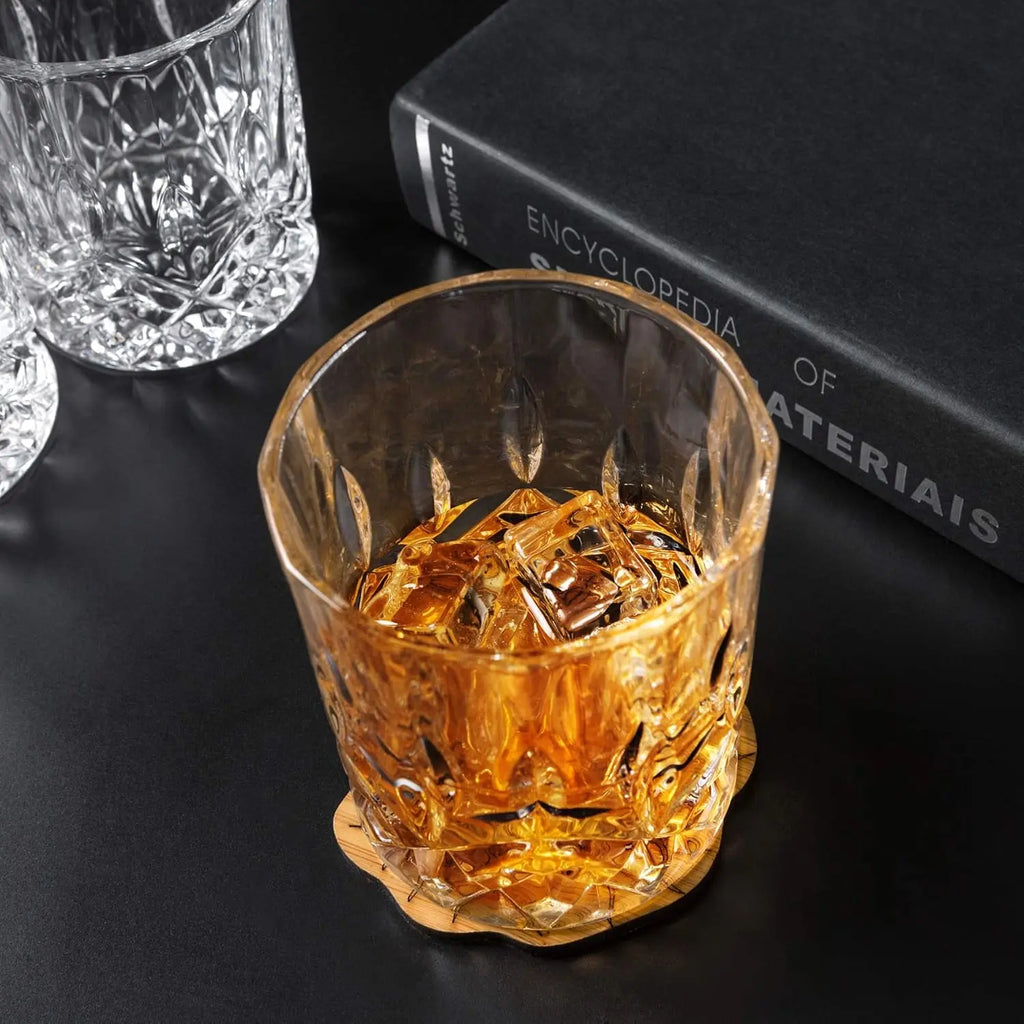 Luxury Box Set of 4 Whiskey Glasses 10 oz