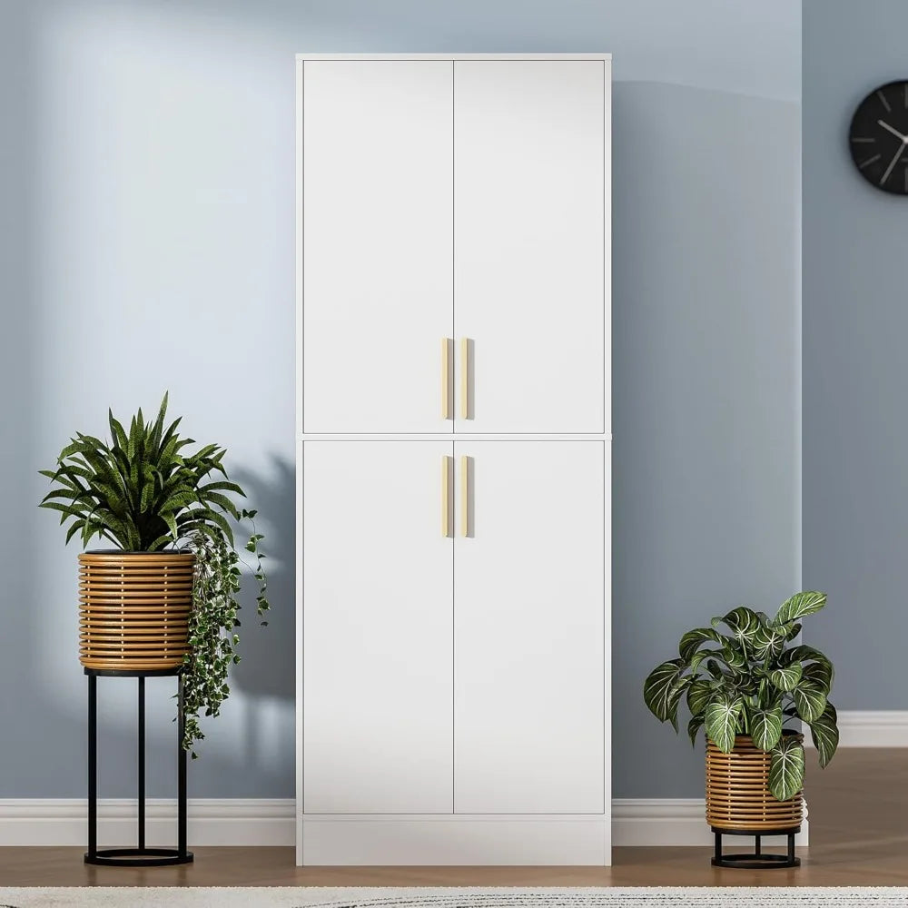 71" Tall Pantry Cabinet with 4 Doors