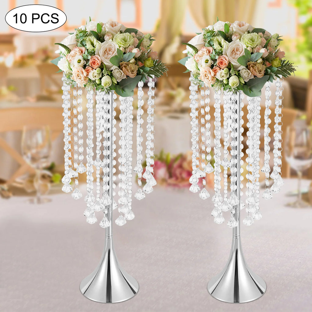 Luxurious  Crystal Flower Arrangement Vase