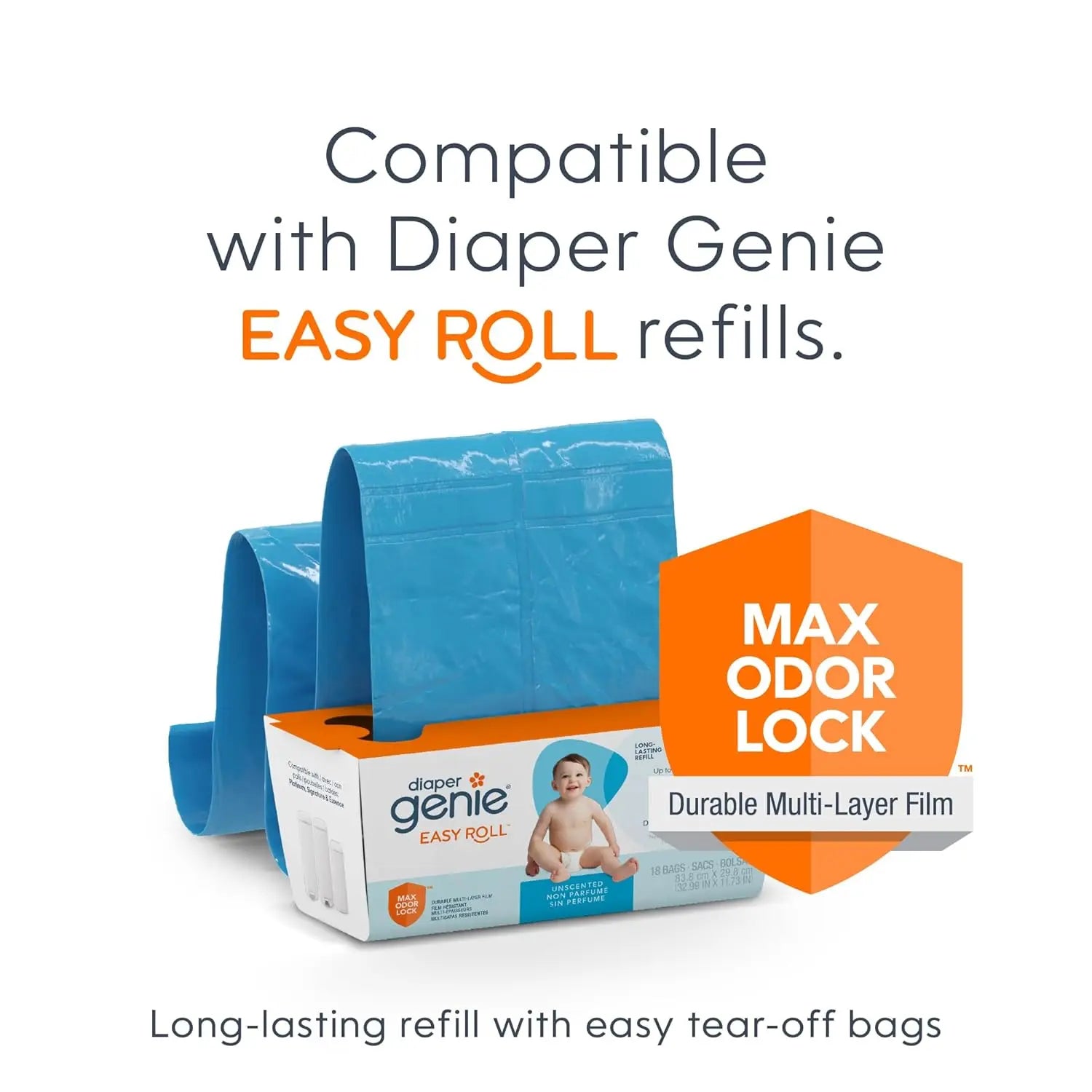 Odor-Locking Diaper Pail