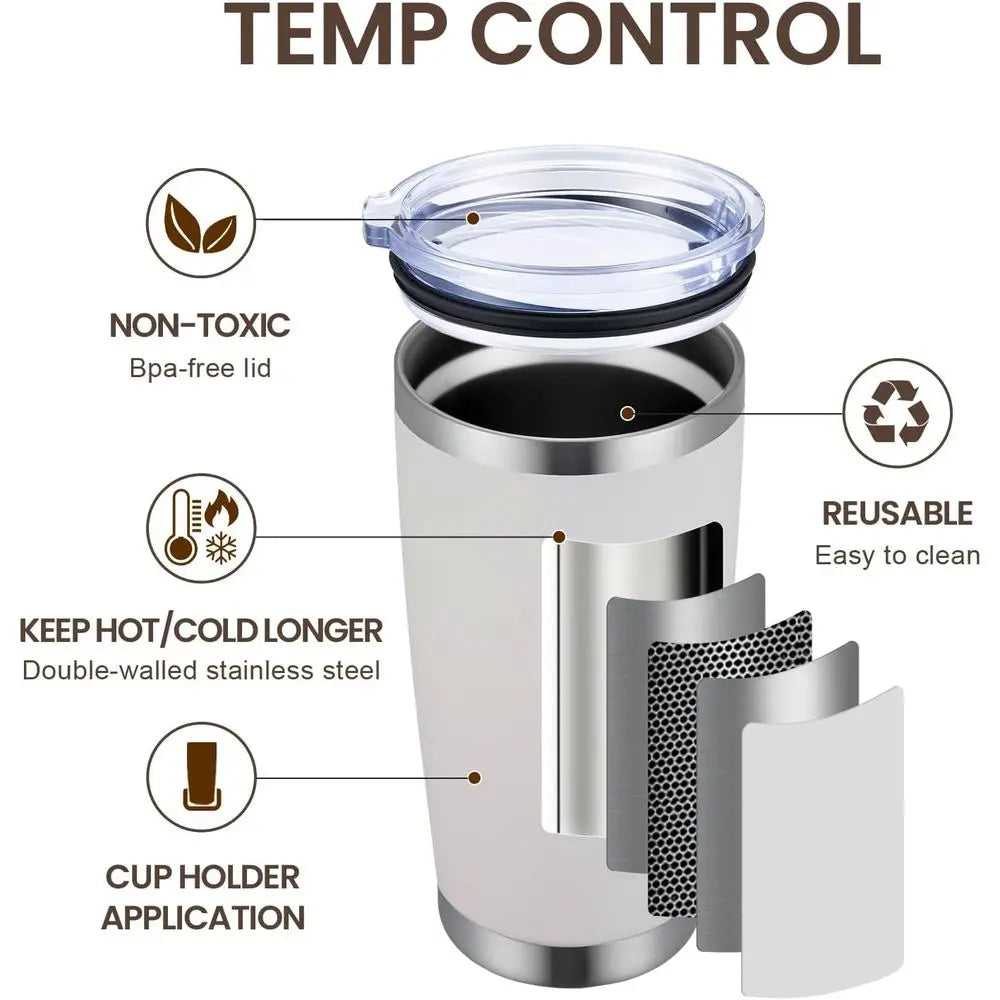 20oz -  Double Wall Vacuum Insulated Travel Mug