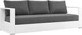 Tahoe Aluminum Outdoor Patio Sofa