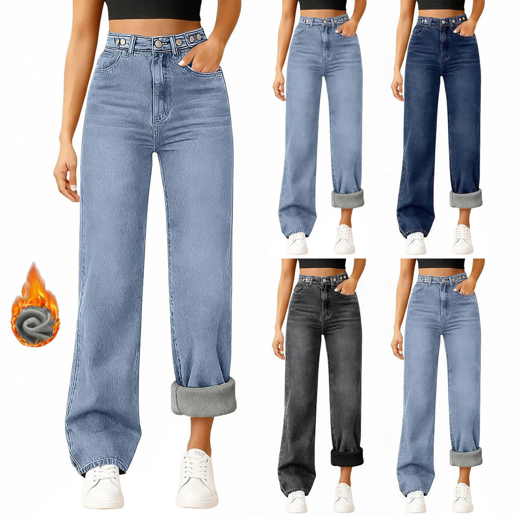 Retro Straight Leg Jeans
