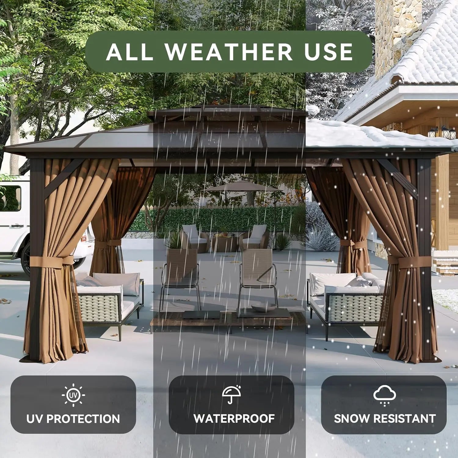 12'x10' Hardtop Gazebo