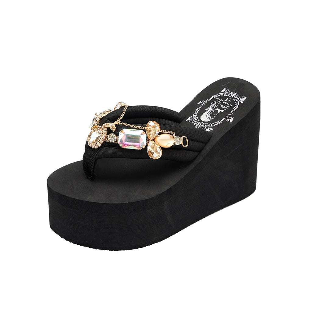 Decorative Platform Flip Flops