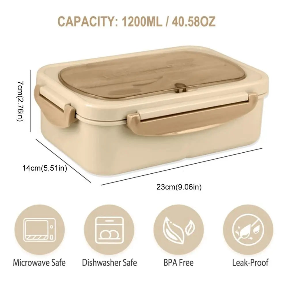 Durable With Cutlery Student Lunch Box