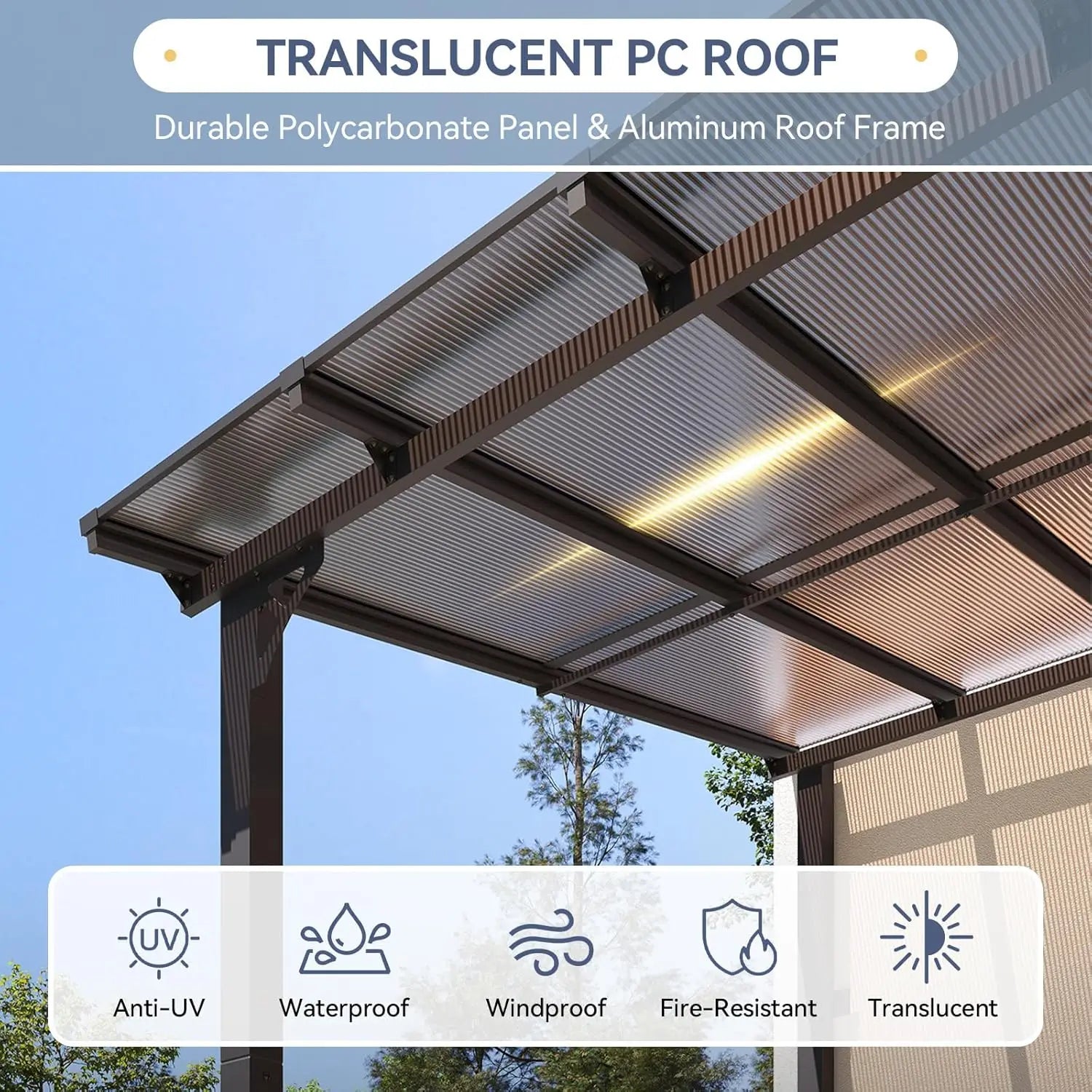 Large Wall Mounted Heavy Duty Awnings