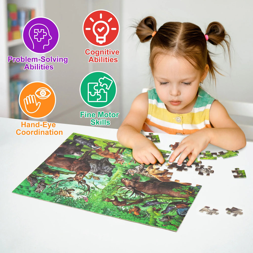 Two in One, 100 Piece Double sided Puzzles