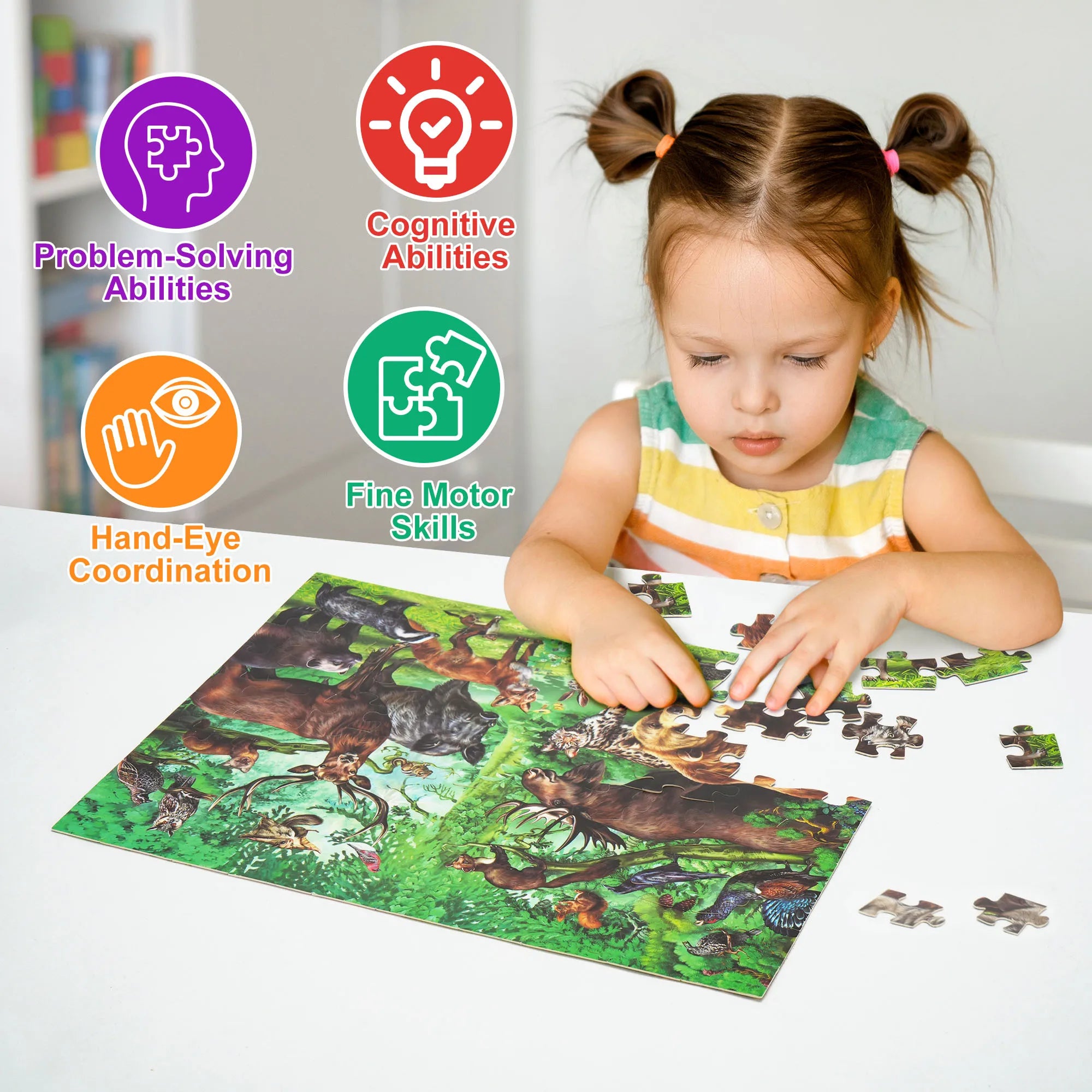 Two in One, 100 Piece Double sided Puzzles