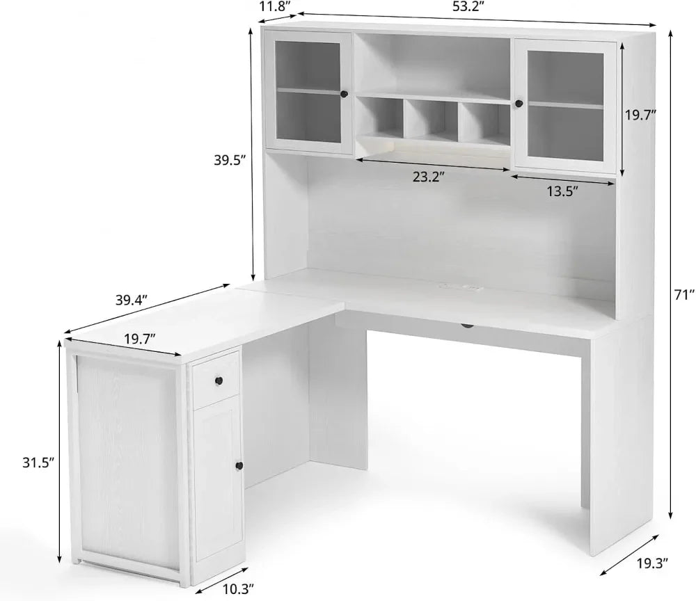 L-Shaped 71" Desk