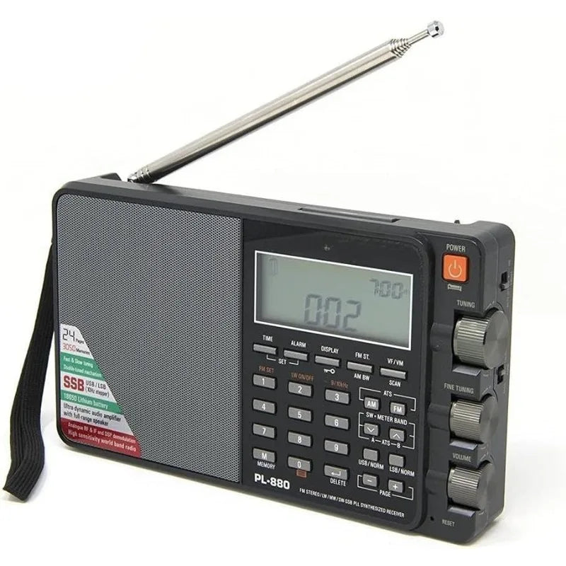 Portable Digital PLL Dual Conversion AM/FM Longwave