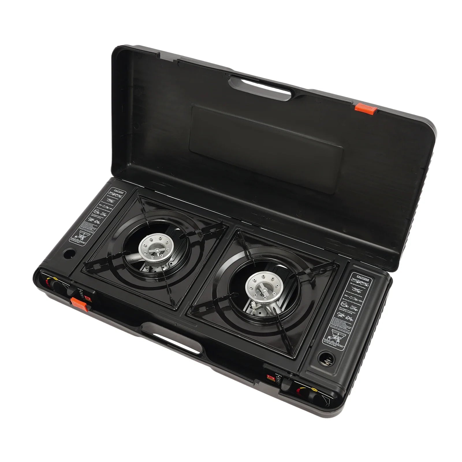 Portable Dual-Burner Camping Stove