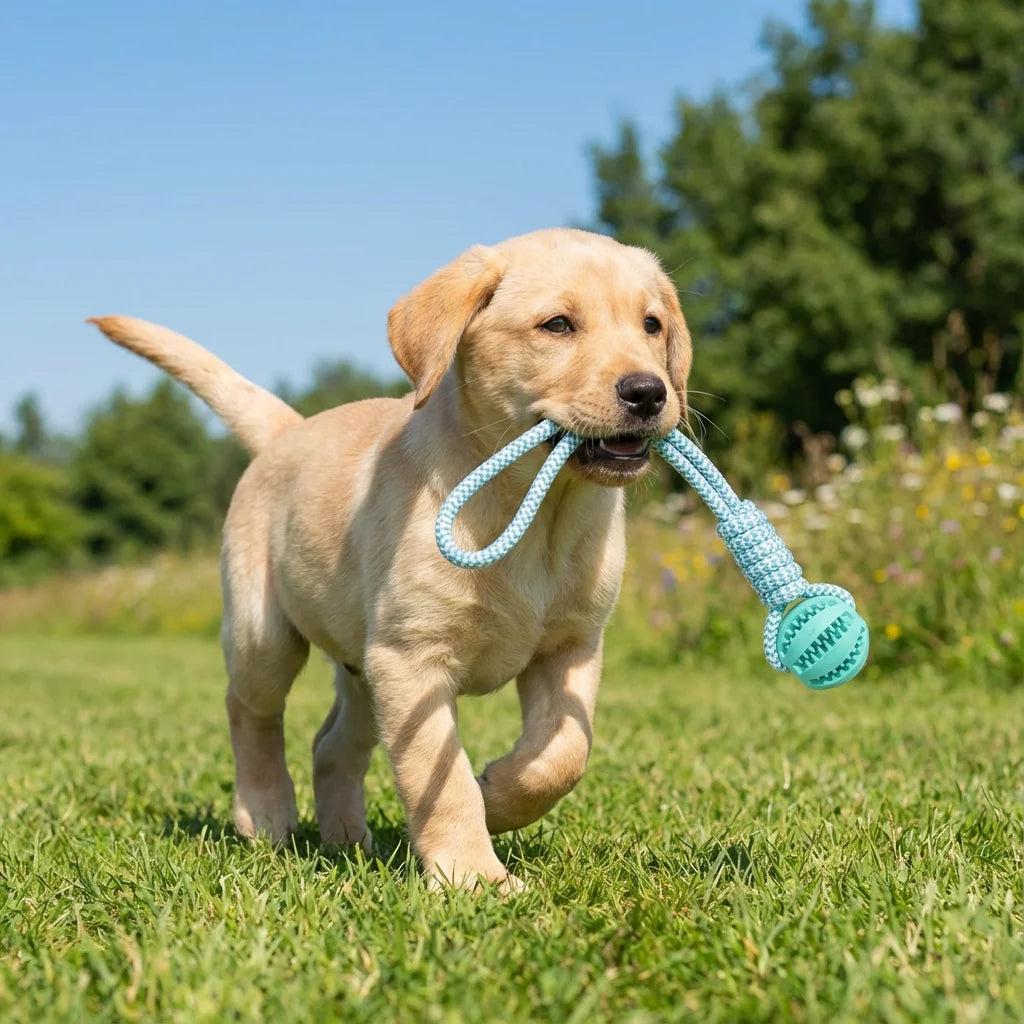 Treat Dispenser Ball & Rope