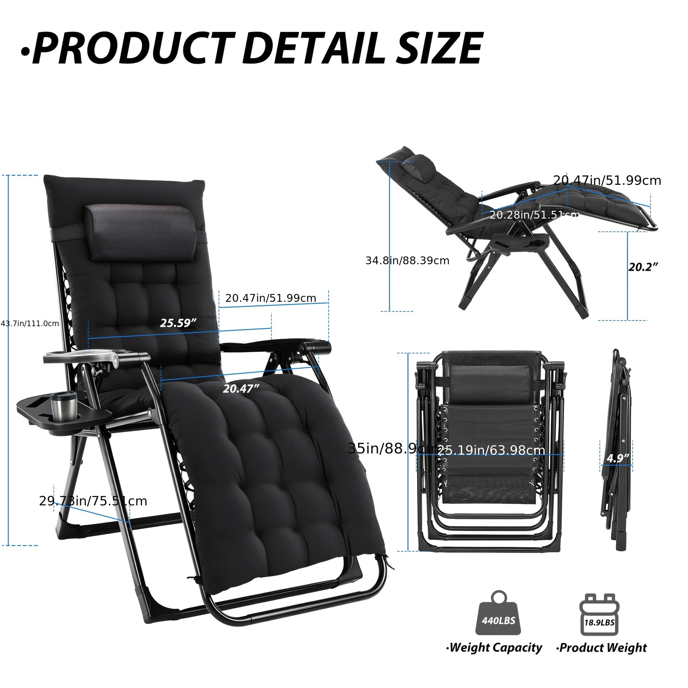 Zero Gravity Camping Recliner