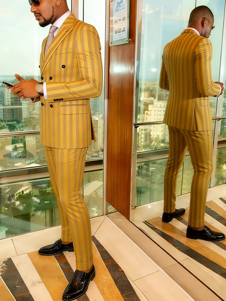 Men's  Double Breasted Suit