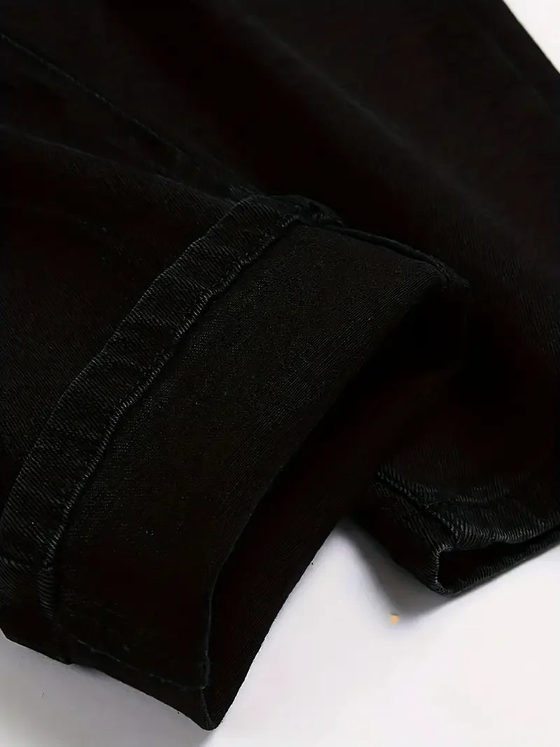 Men's Slim Fit  Washed Jeans