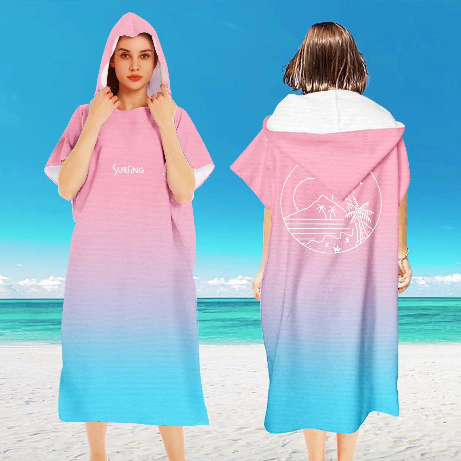 Microfiber Hooded Towel Men/ Women