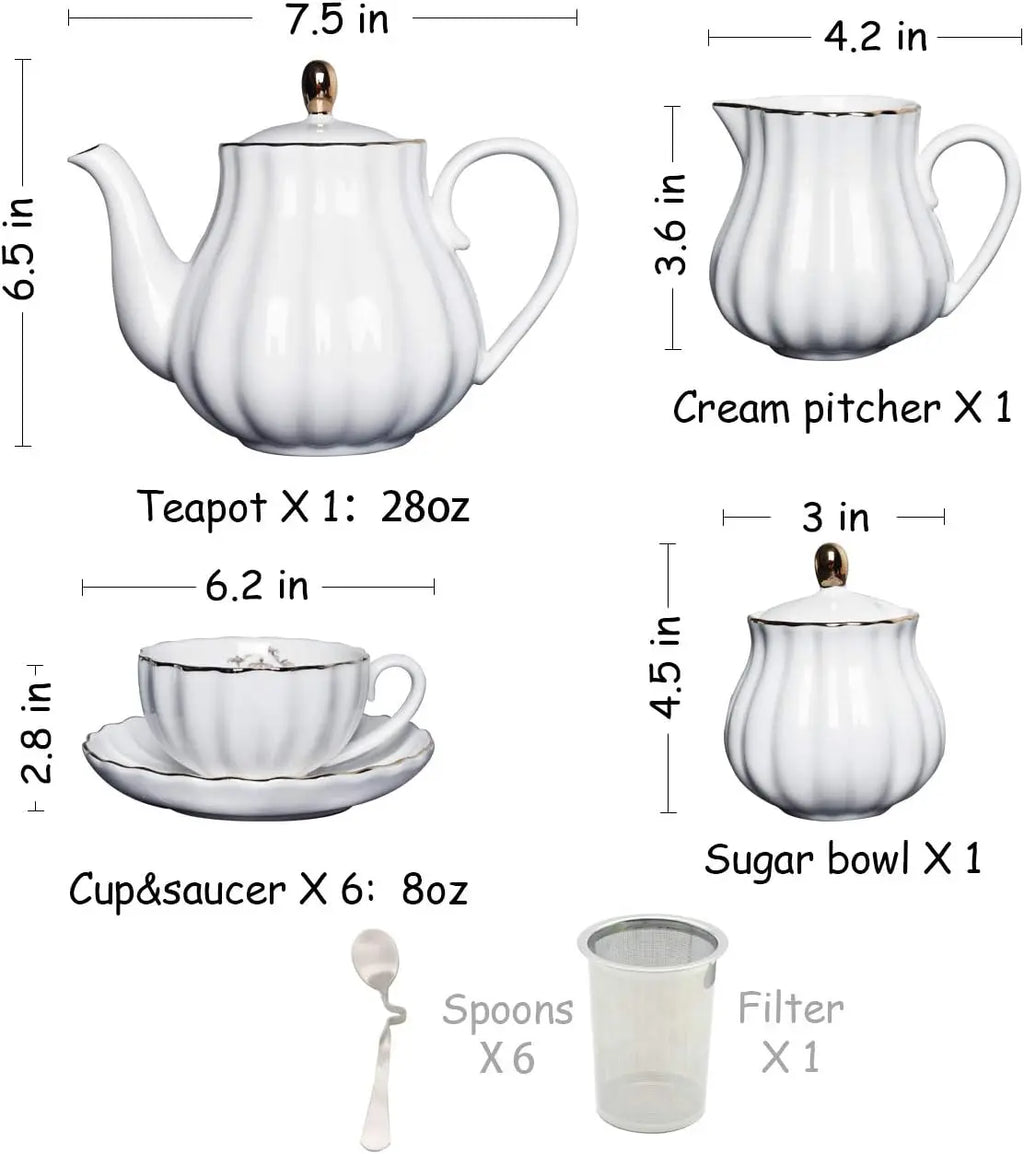 British Royal Porcelain Tea Set