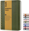 Hardcover Spiral Journal Notebook,