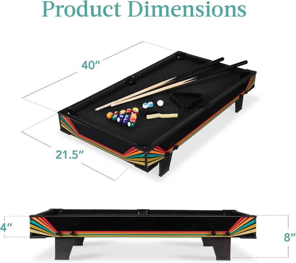 Tabletop Billiard 40 Inch Table Set