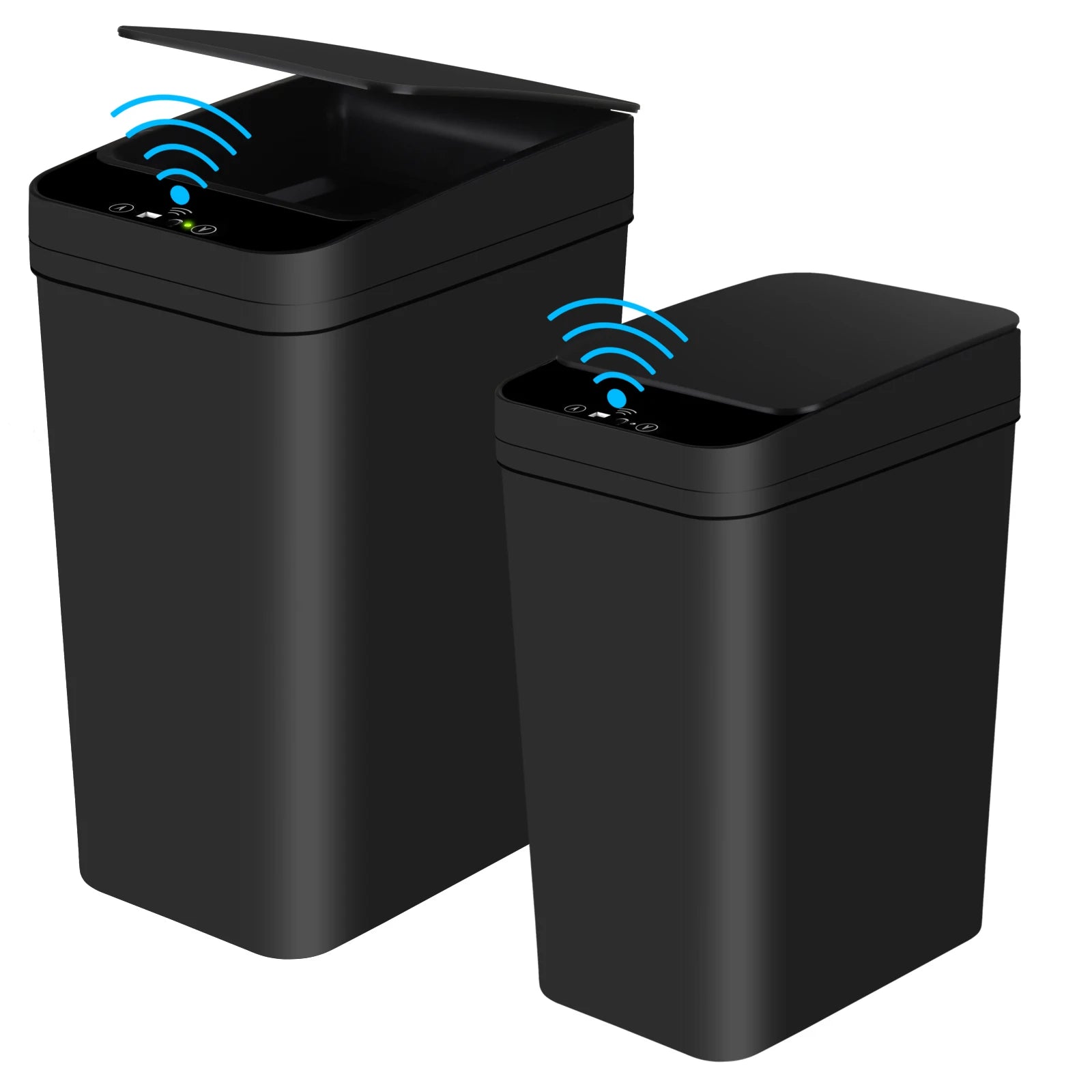 2 Pack 12L & 18L Automatic Trash Cans