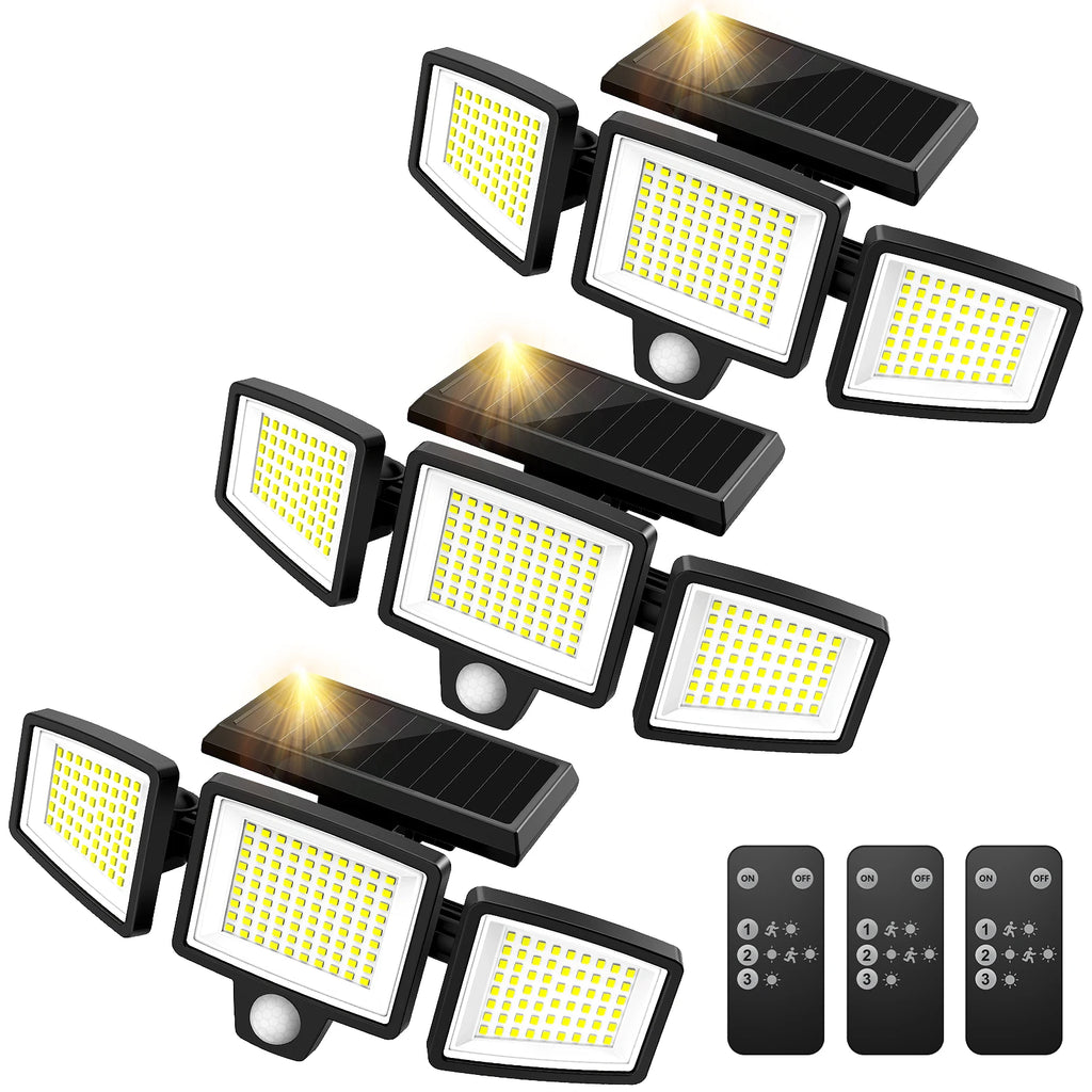 3-Head Solar Outdoor Light
