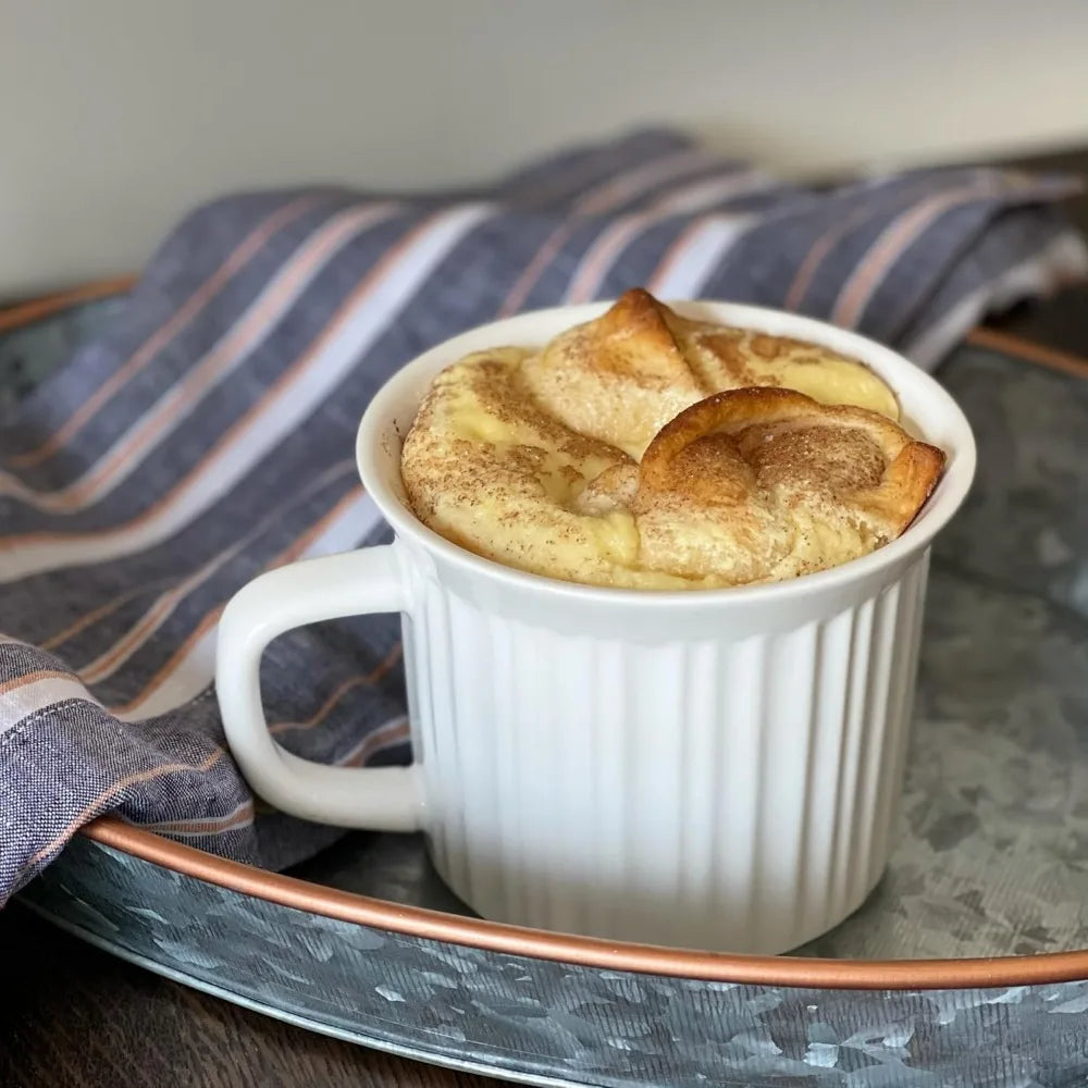 Ceramic Meal Mugs with BPA-Free Vented Lids